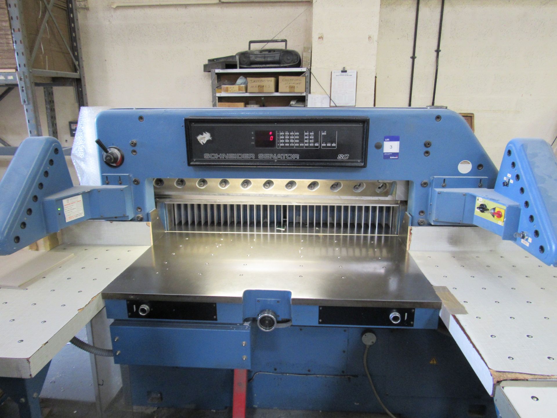 Schneider Senator SC Guillotine, 115cm, Serial Number M-41-007 12/40-06, 1996, with Spare Blades