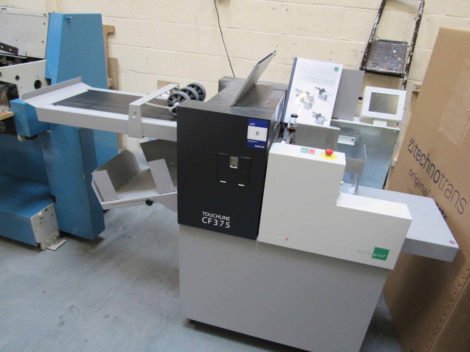 Multigraf Touchline CF375 Folder, Creaser, Product Number 375-502, Serial Number 41239 - Image 2 of 4