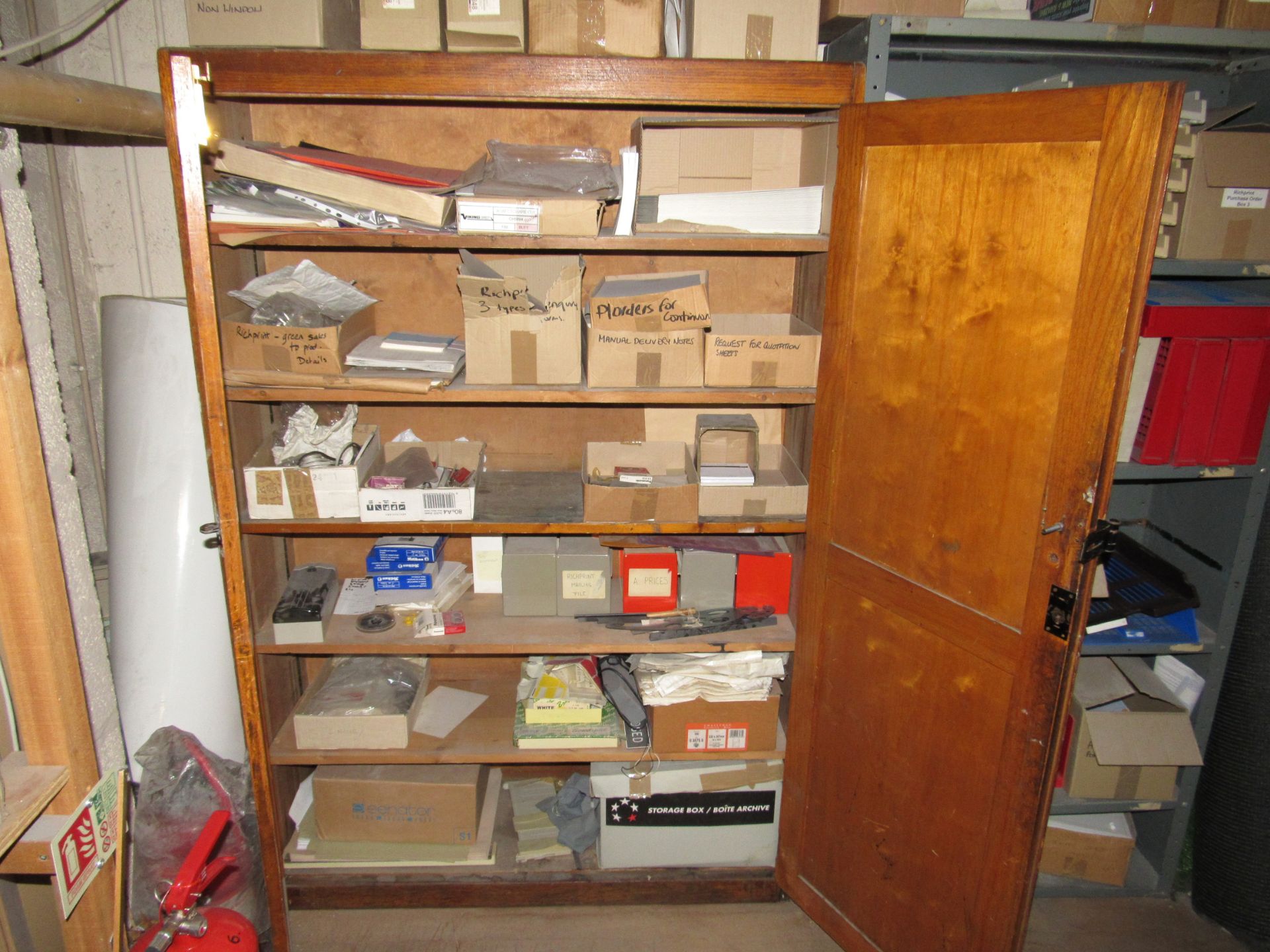 Oak Storage Cupboard - Image 2 of 2