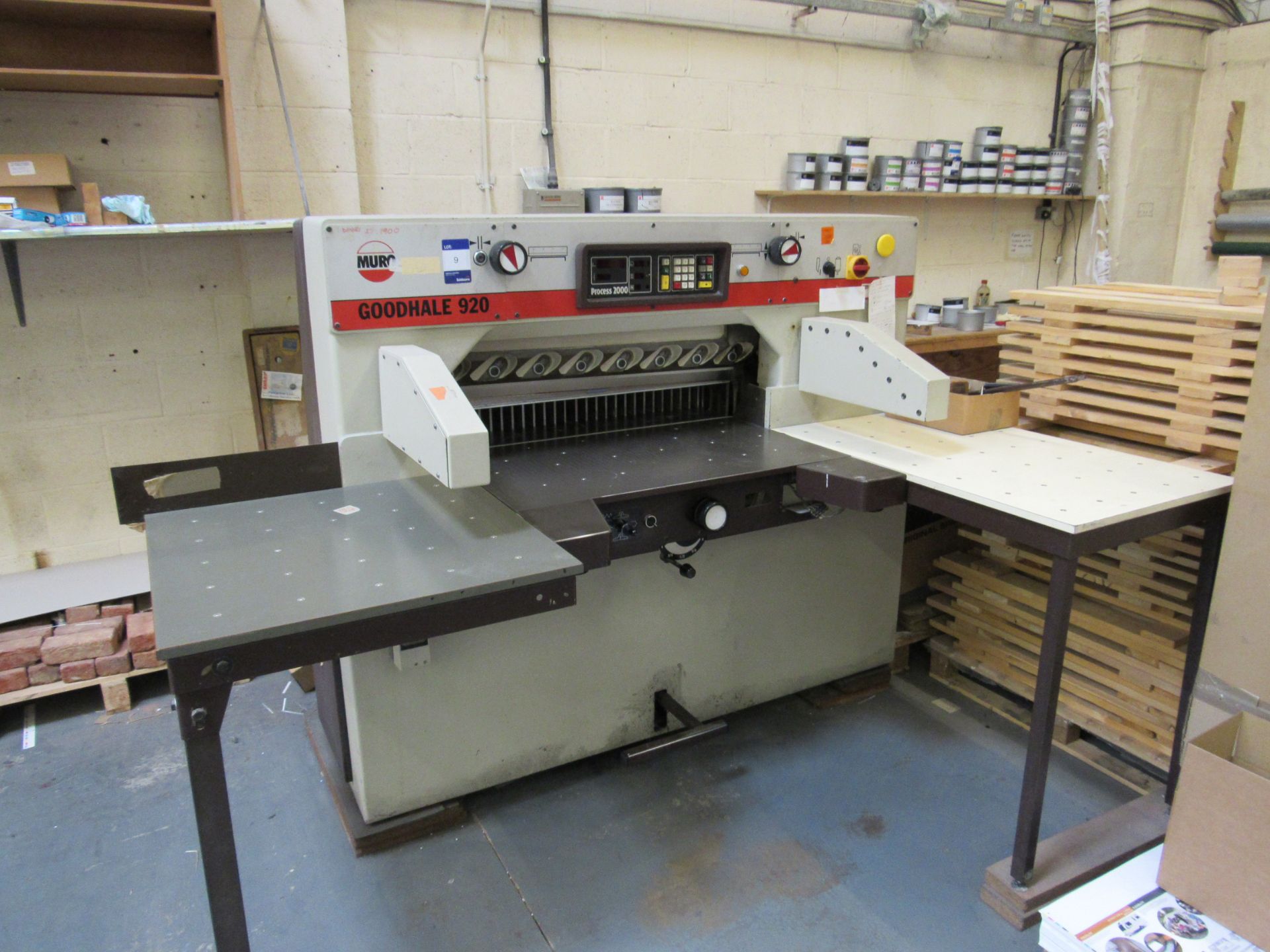 Flag/Muro Goodhalf 920 Guillotine 92cm/36in with Process 2000 Control, Model 42P2000, Serial - Image 2 of 6