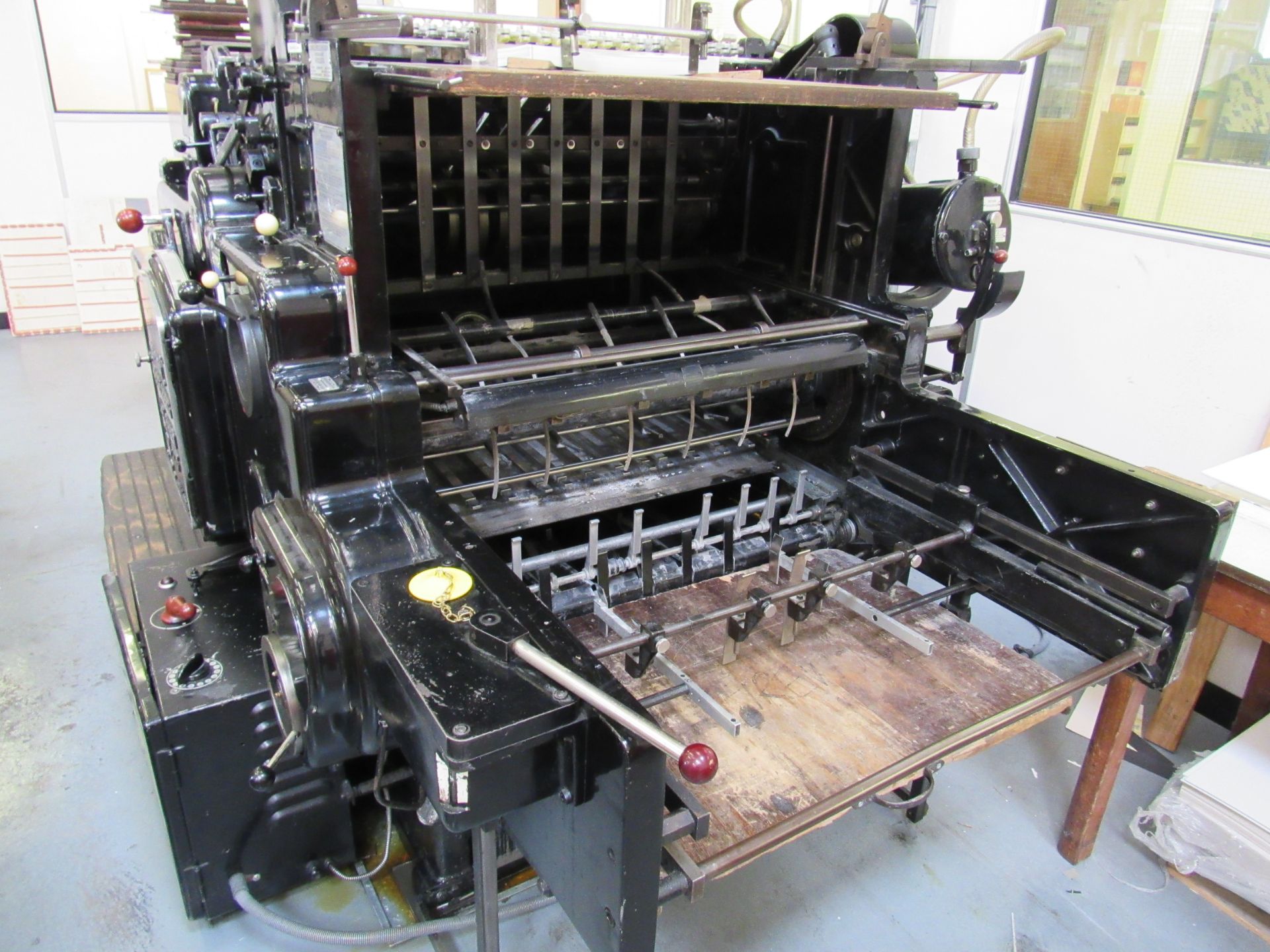 Original Heidelberg SBZ Die Cutting Press 21232, 54x77cm, 21¼ x 30¼ - Image 8 of 9