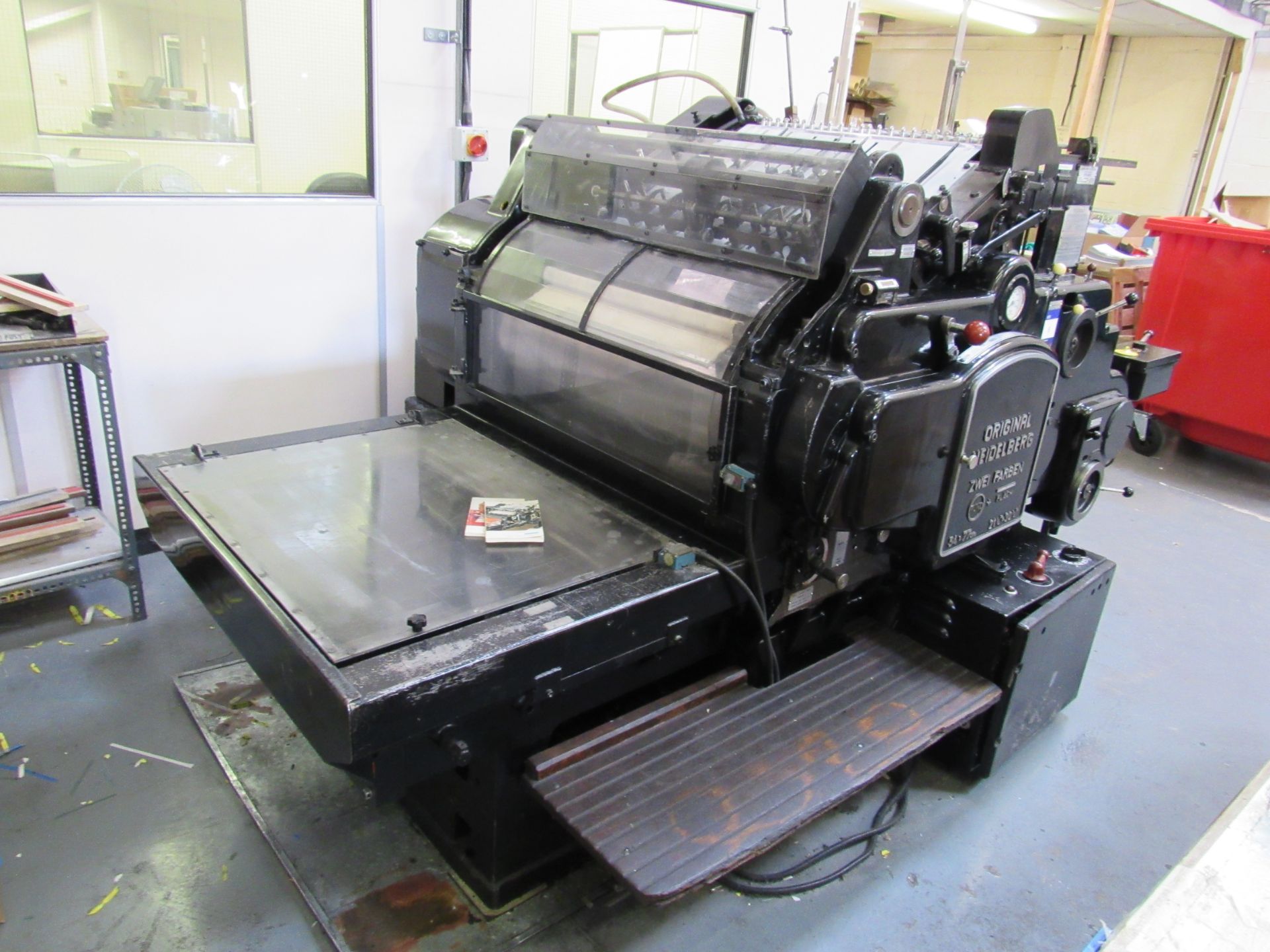 Original Heidelberg SBZ Die Cutting Press 21232, 54x77cm, 21¼ x 30¼ - Image 4 of 9