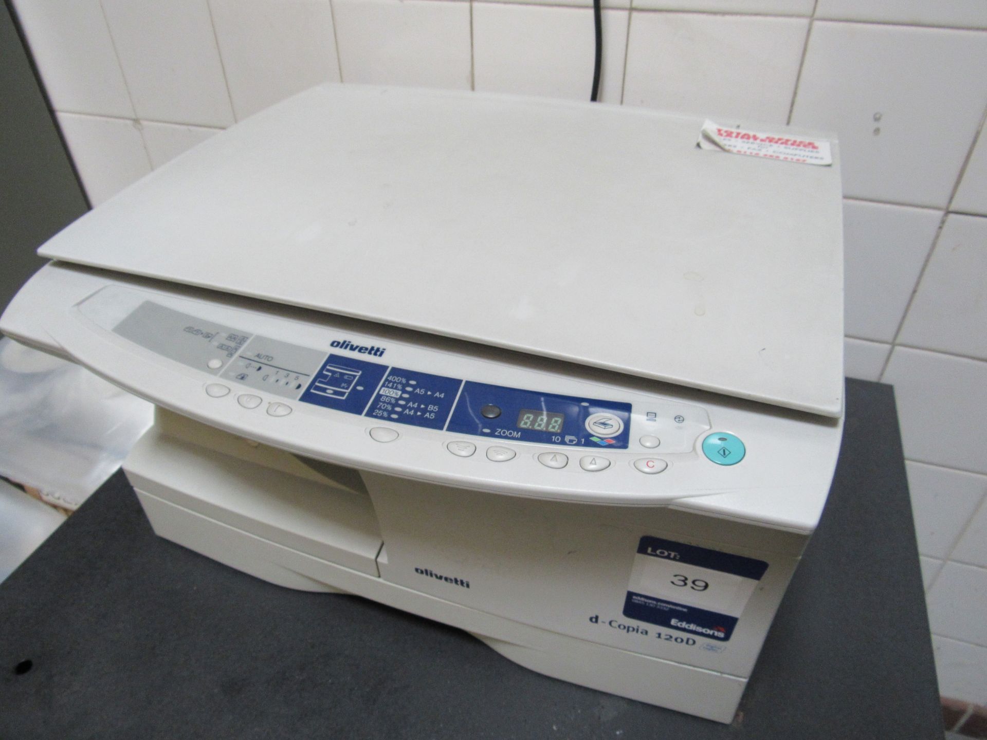 Olivetti d-copier 120D Photocopier and Storage Cupboard - Image 2 of 2