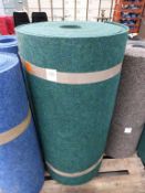 Roll of Green Industrial Carpet
