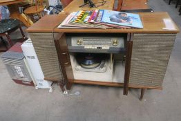 A Vintage "Stereophonic" Radiogram with Monarch Re