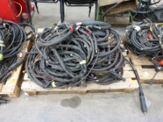 A Pallet of TIG Welding Cable and Bagging. Please note
