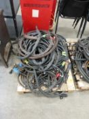 A Pallet of TIG Welding Cable and Bagging. Please note