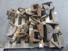 A Selection of Plate Clamps.