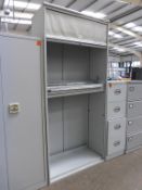 Multi-Stor Screen Fronted Lockable Cabinet with Fi