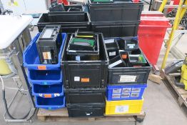 Quantity of Assorted Stackable Bins