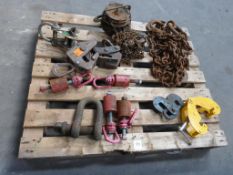 Lifting Chains, Block and Tackle, Beam Clamps etc.