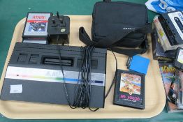 Atari 2600 System (no control pad) with Games