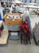 Gas Heater, Gas Camping Stove, 4 x Folding Chairs