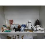 This is a Timed Online Auction on Bidspotter.co.uk, Click here to bid. A Shelf Containing Assorted