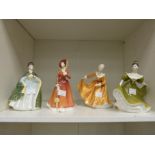 This is a Timed Online Auction on Bidspotter.co.uk, Click here to bid. Four Royal Doulton Lady