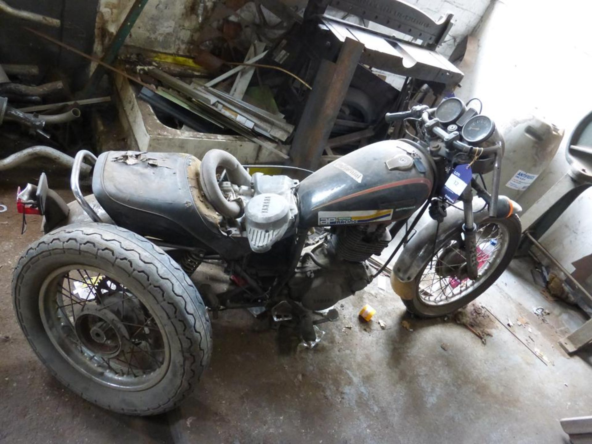 A Yamaha Custom 250cc (in need of restoration)