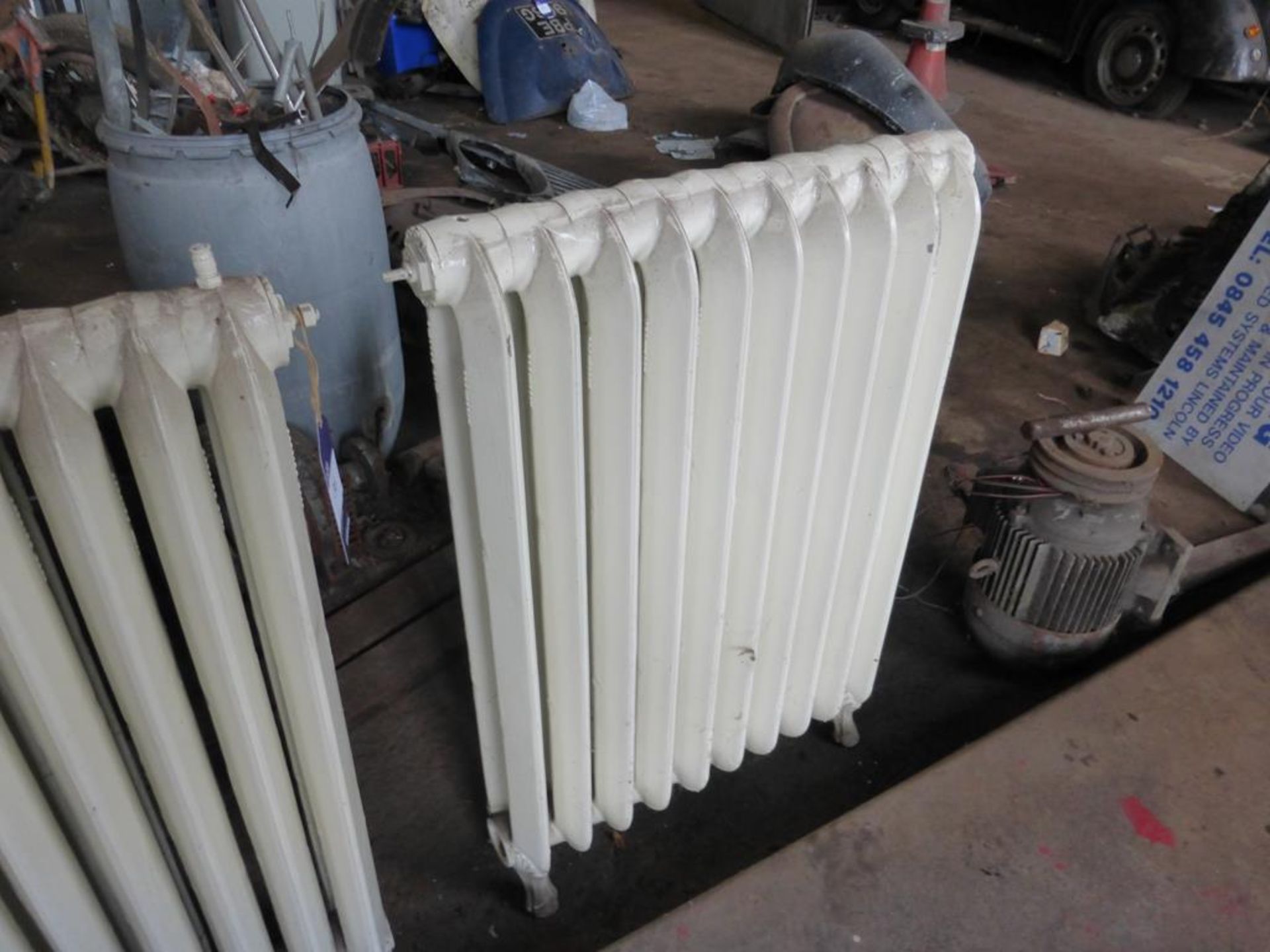 2 x Large Cast Radiators - Image 3 of 5