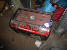 A Prada 6500 Petrol Generator