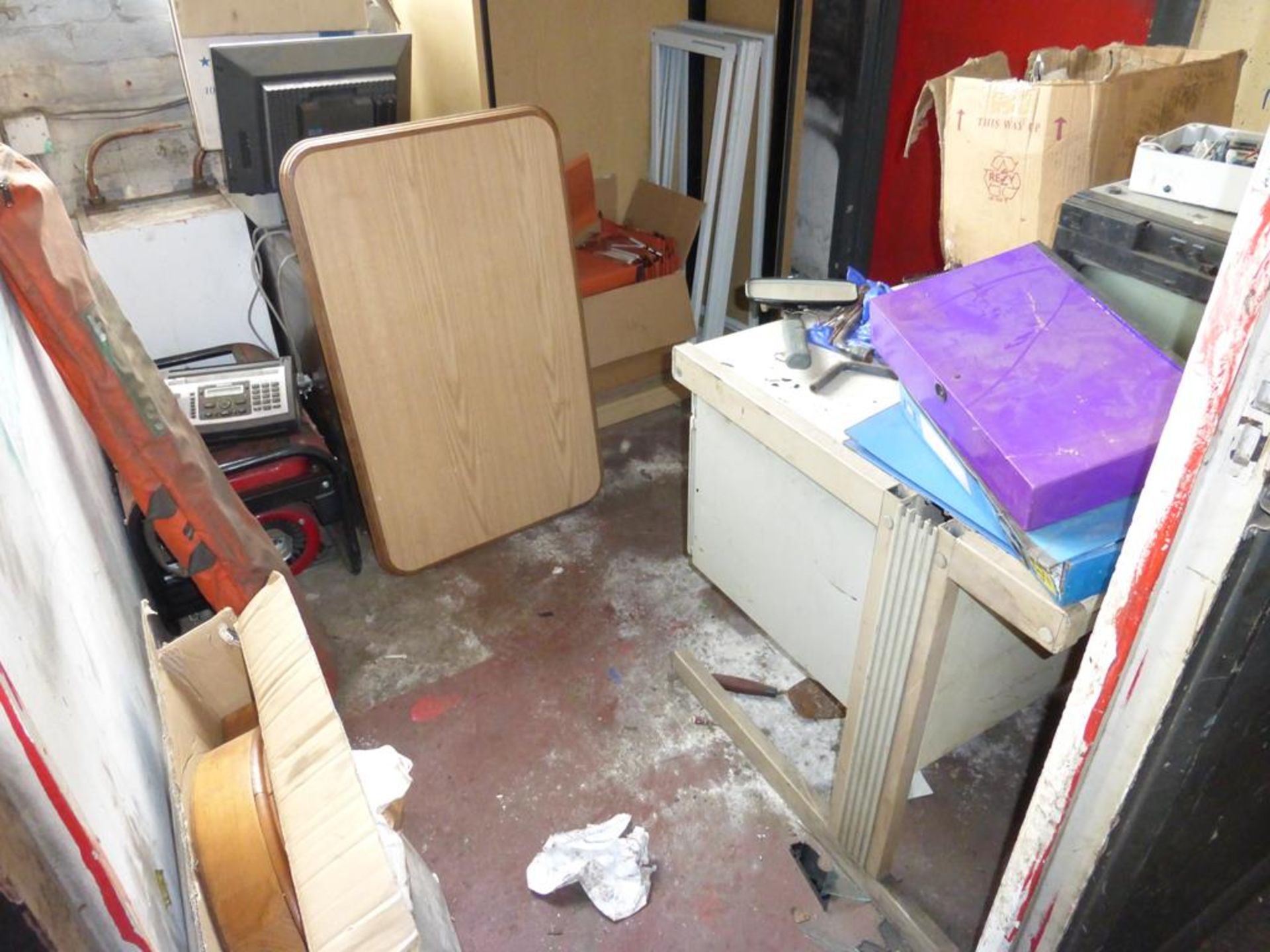 Loose and Removable Contents of Store Room