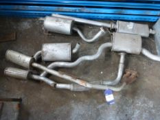 A Selection of Various Exhaust Pipes