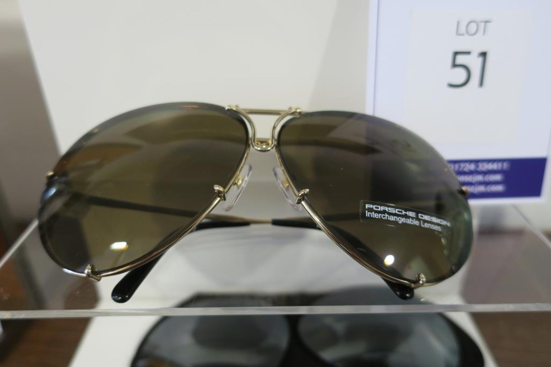 Pair of Porsche Design Aviator Sunglasses - Image 2 of 2