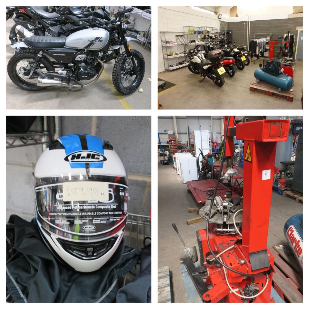 Contents of a Motorcycle Retailer