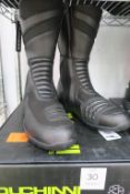 Duchinni Leather Motorcycle Boots