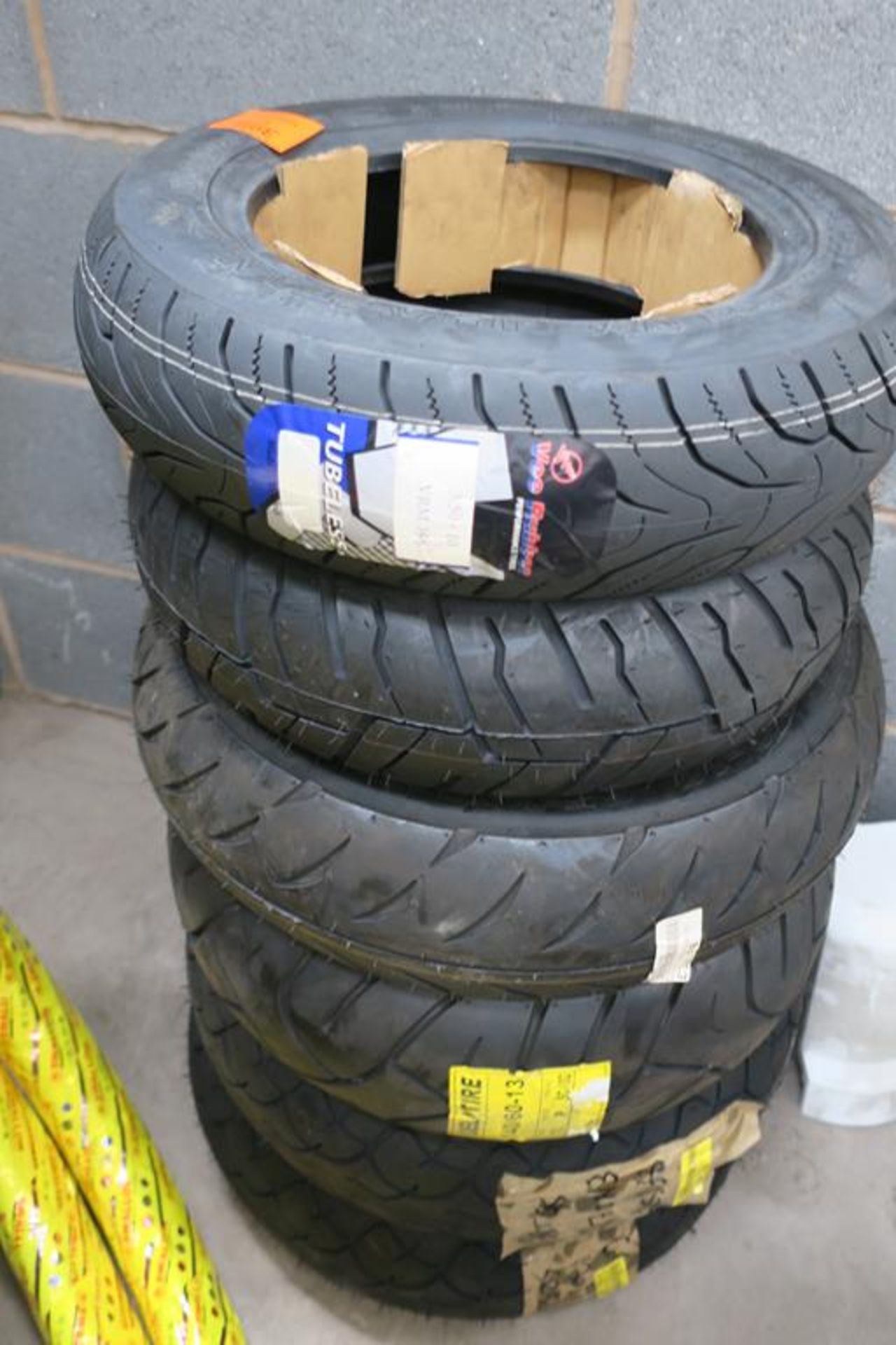 Assorted Qty of Different Sized Motorcycle/Moped Tyres - Image 11 of 11