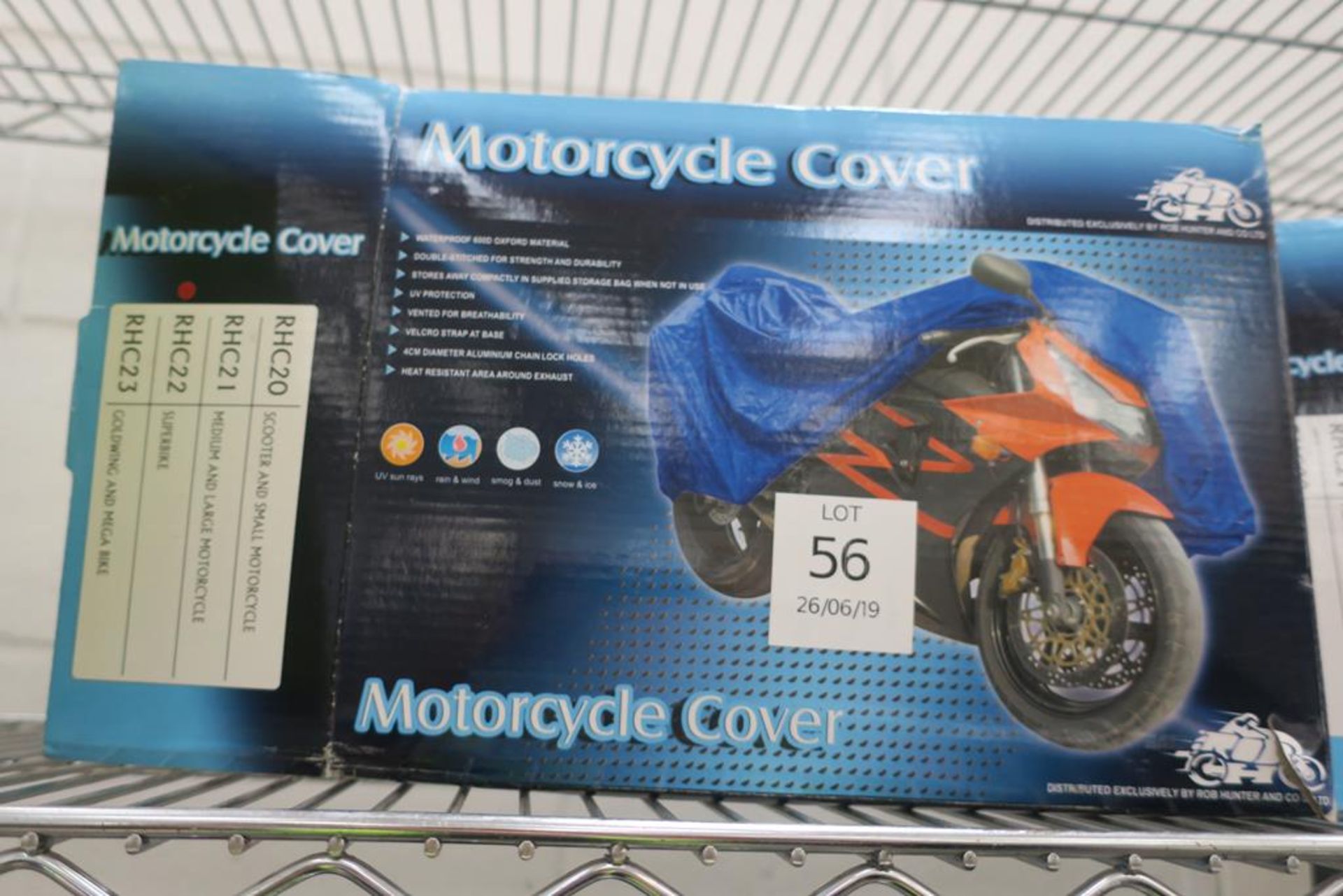 3 x Motorcycle Covers (Sizes: 50ccGG941, RHC22, RHC22) - Image 3 of 4