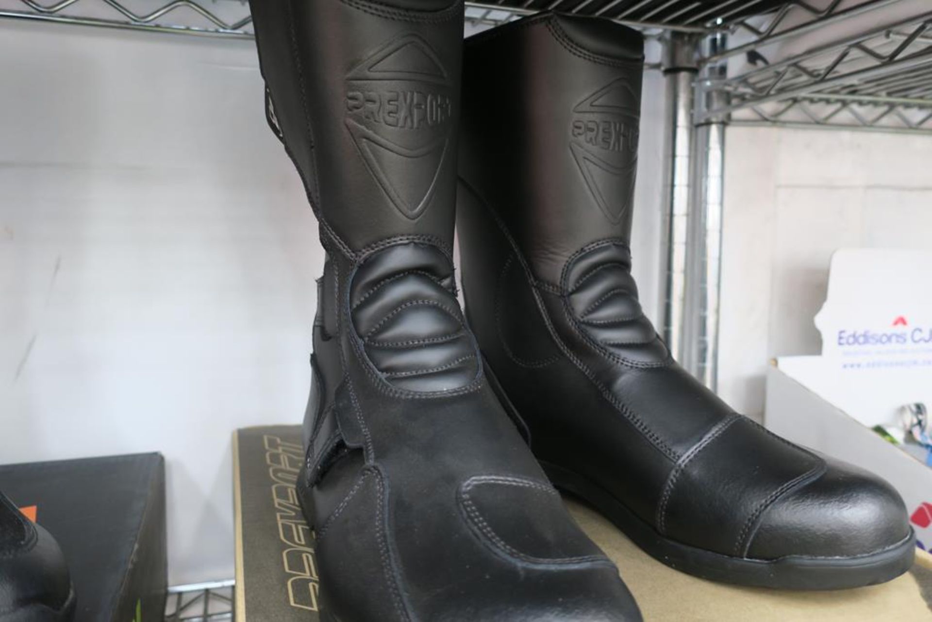 Prexport Leather Motorcycle Boots