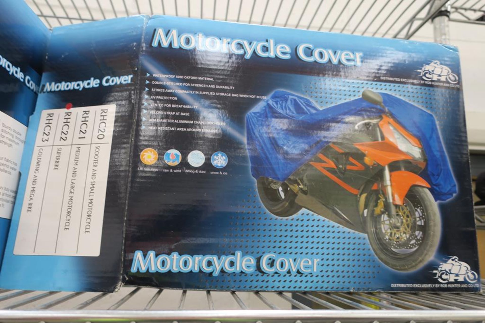 3 x Motorcycle Covers (Sizes: 50ccGG941, RHC22, RHC22) - Image 4 of 4