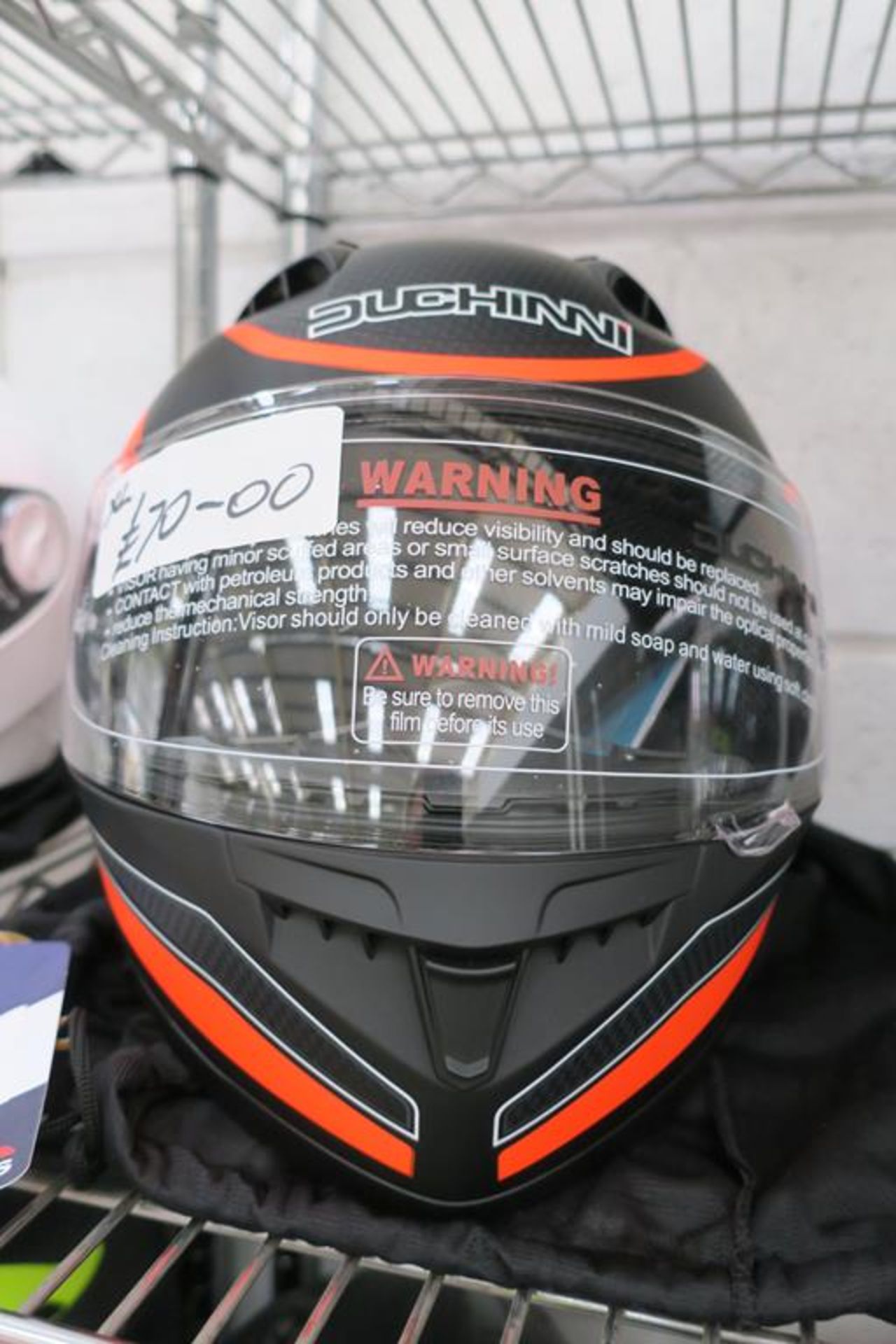 Duchinni YH-FF968 Size XL Helmet comes with Duchinni Bag - Image 2 of 3