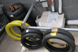 Assorted Qty of Different Sized Motorcycle/Moped Tyres