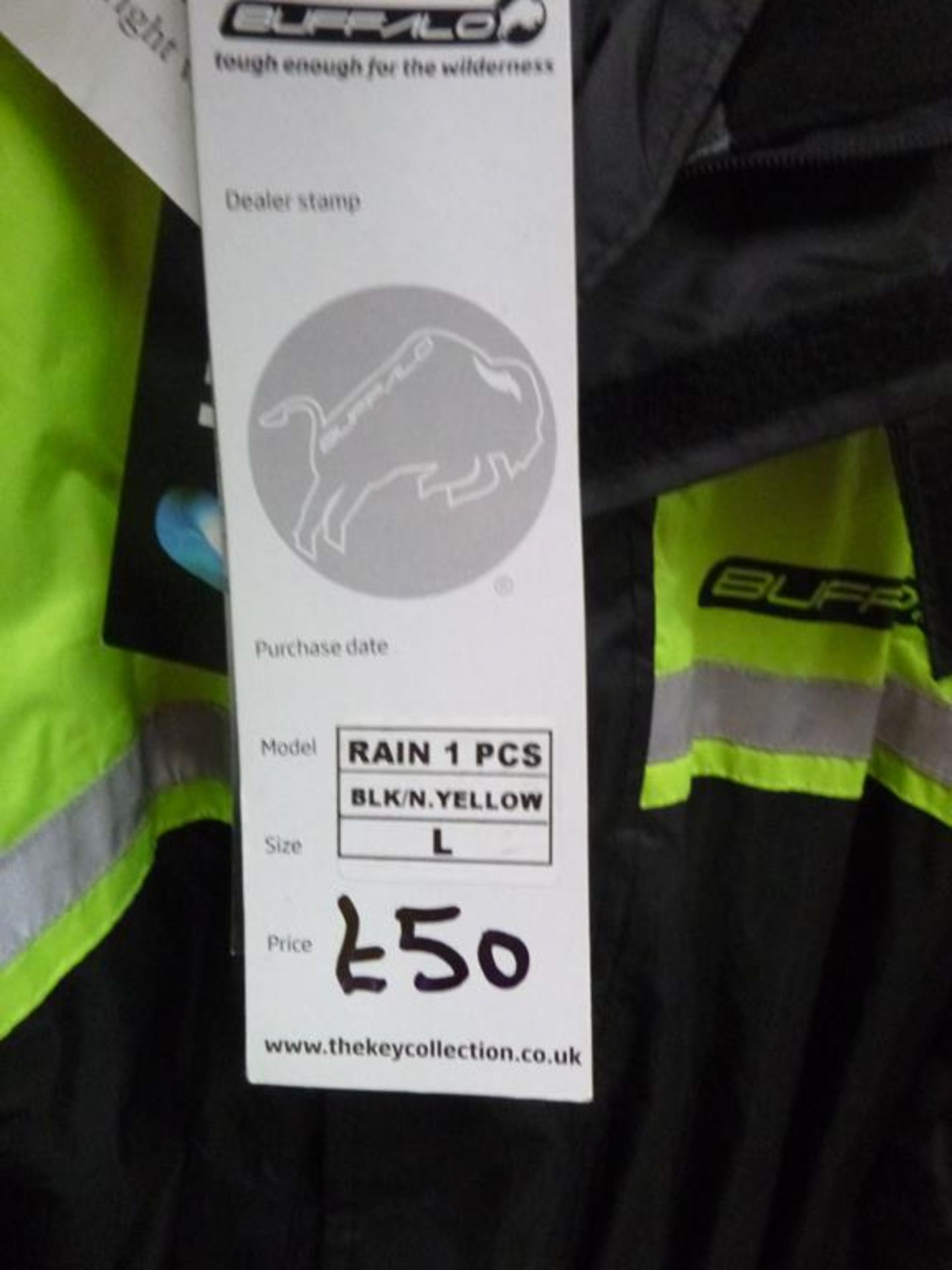 2 x Buffalo Motorcycle Rainsuits Sizes: L and 2XL, Weise Motorcycle rainsuit Size XS - Image 3 of 9