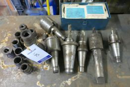 Seven x Clarkson 40 International Collet Chucks with Collets