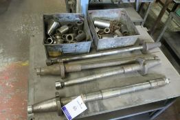 A Quantity of Horizontal Miller Spindles and Sleeves