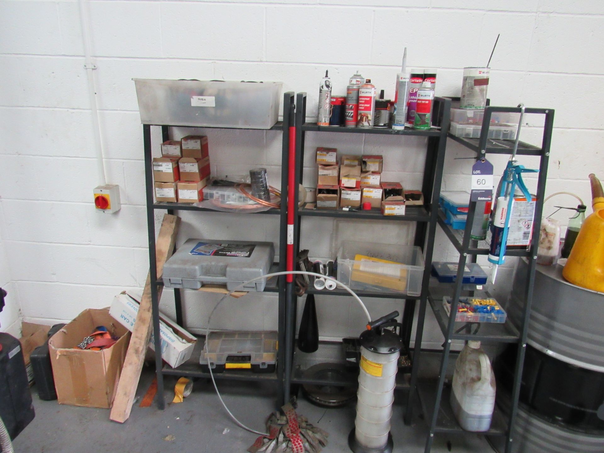 3 Various Racks and Contents (Located at Unit 11)