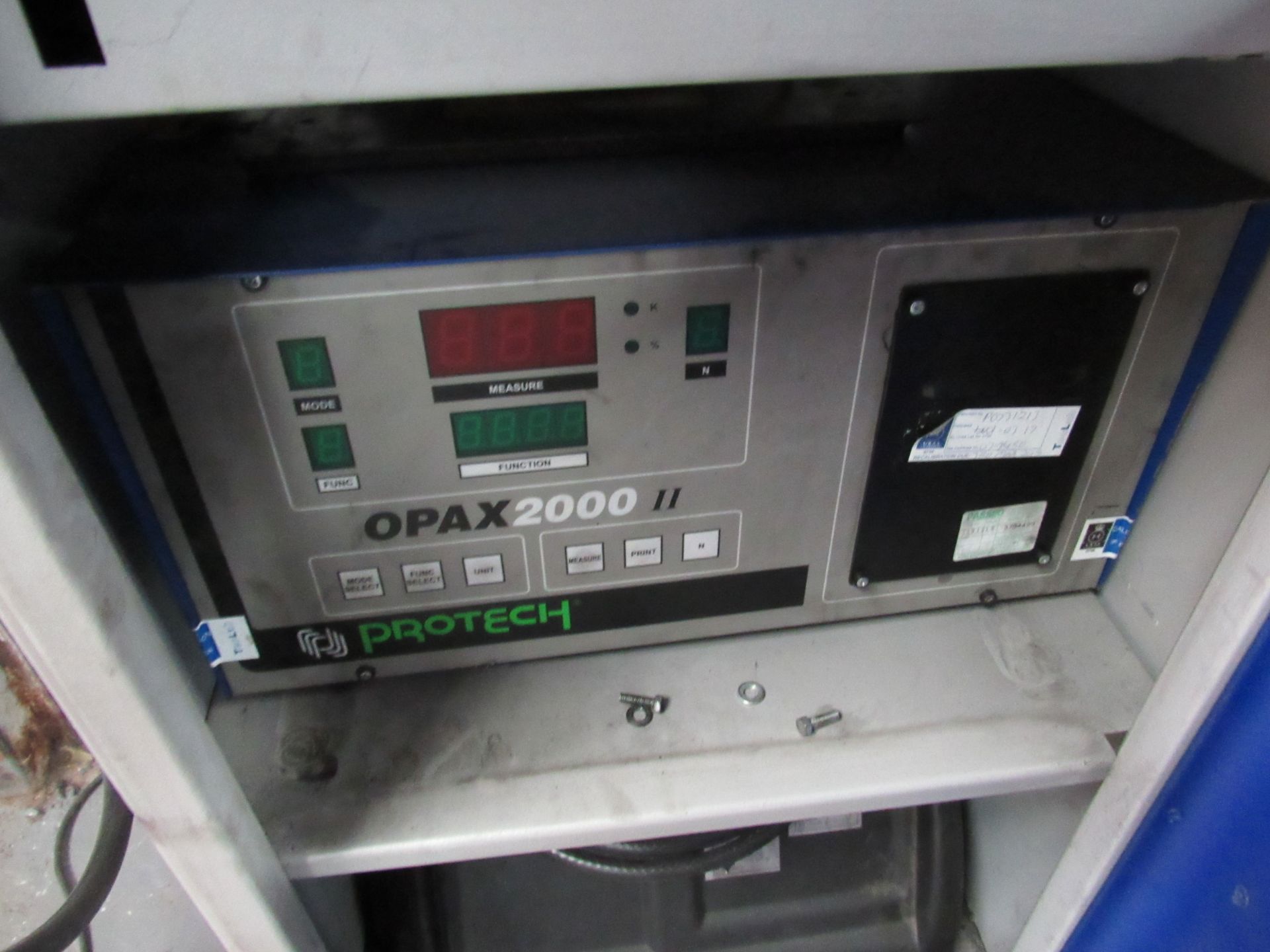 Protech Opax 2000II Emissions Analyser (Located at Unit 11) - Image 3 of 4