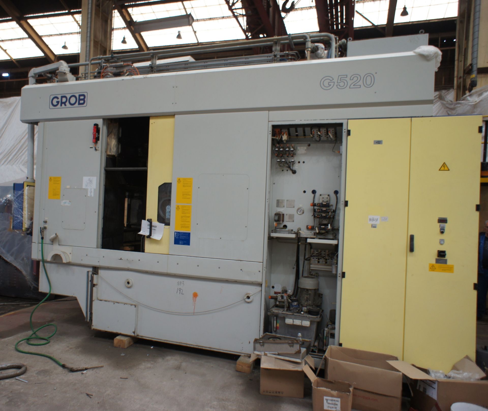 GROB G520 4 Axis CNC Twin Spindle Horizontal Machining Centre - Image 7 of 25