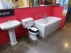 Legend basin and w/c, and Wash whirlpool 1800 bath. RRP £1,300