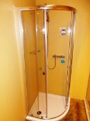 Smartline 800 quad shower cubicle, with shower head. RRP £550