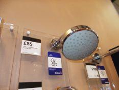 Techno 120 single function shower head and arm. RRP £85