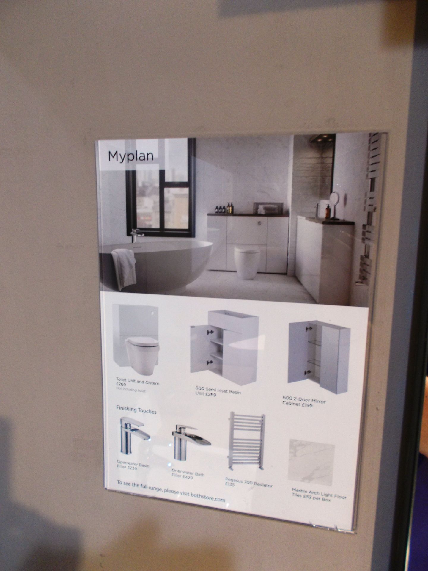 Myplan units, sink and toilet. RRP £1,300 - Image 3 of 3