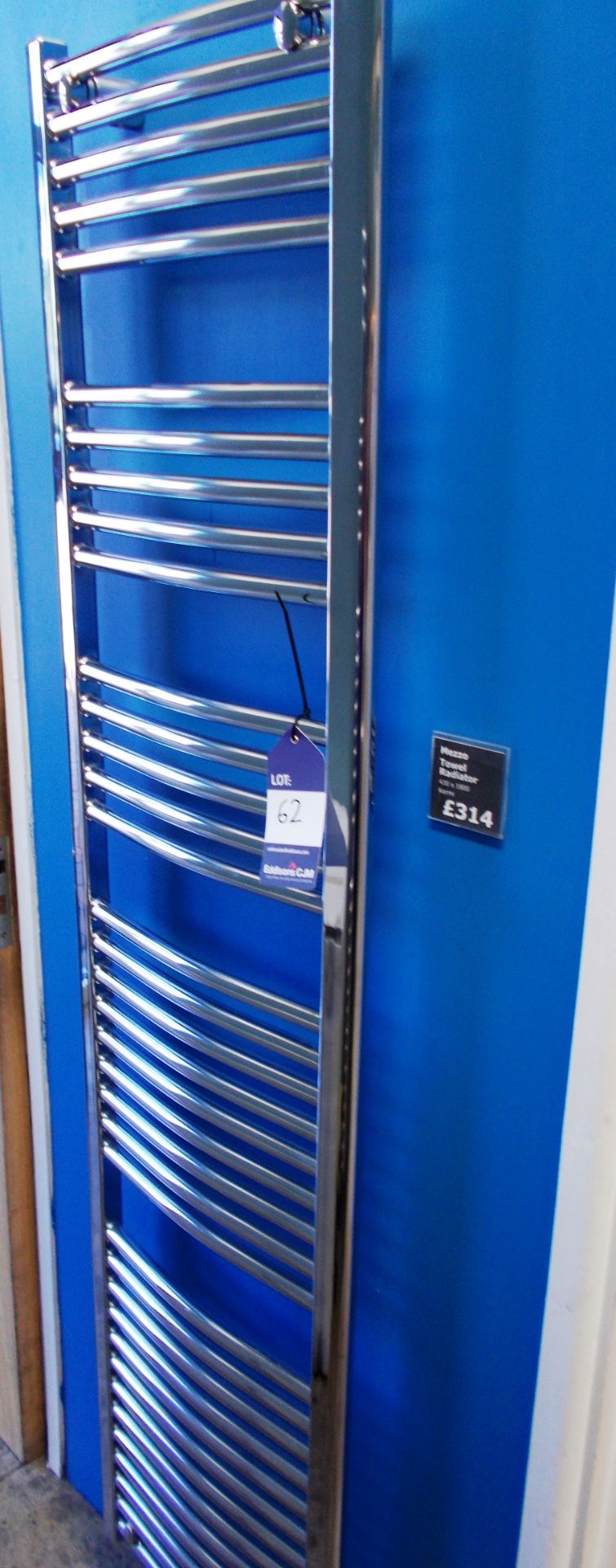 Mezzo 1800 towel radiator. RRP £314