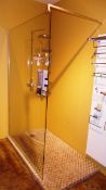 Playtime walk-in shower cubicle, with Crand shower valve with head and arm. RRP £1,900