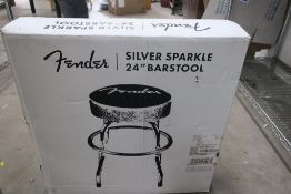 Fender Silver Sparkle Barstool