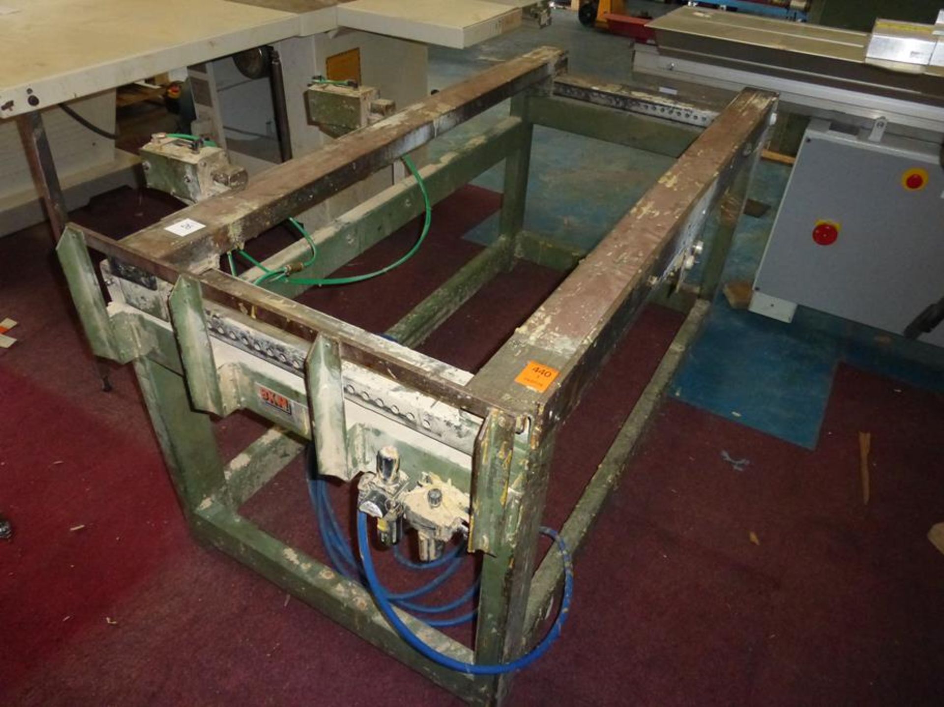 Pneumatic Clamping Table 730mm by 1630mm Bed. - Image 4 of 6