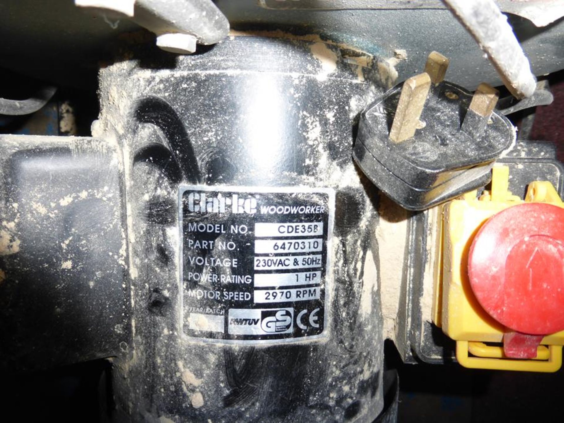 Clarke Woodworker CDE 358 Extractor 230V - Image 3 of 3