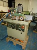SCM T110 Spindle Moulder with a Maggi Three Wheel