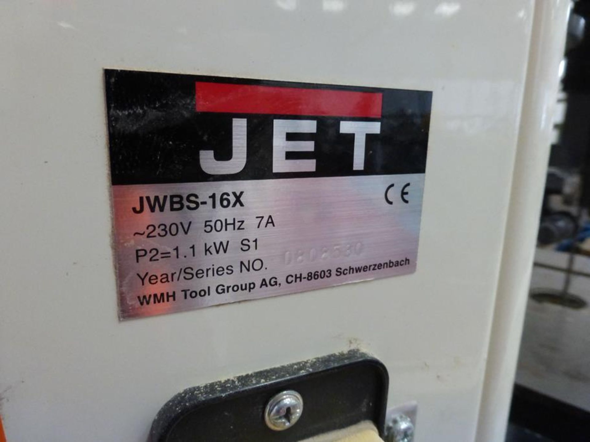 Jet JWBS-16X Band Saw S/N 0808530 230V. - Image 3 of 6